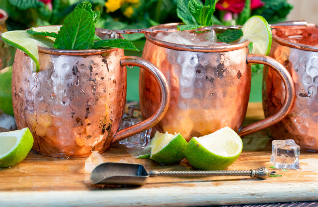 Ginger Peach Moscow Mule